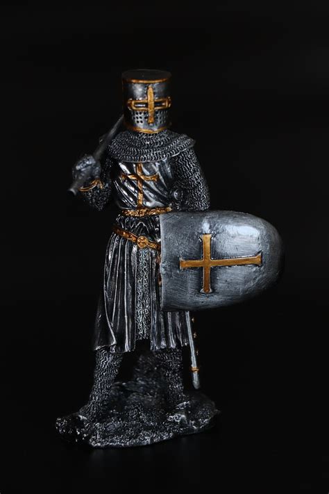 Knight Crusader Sword Warrior Medieval Soldier Shield Protection