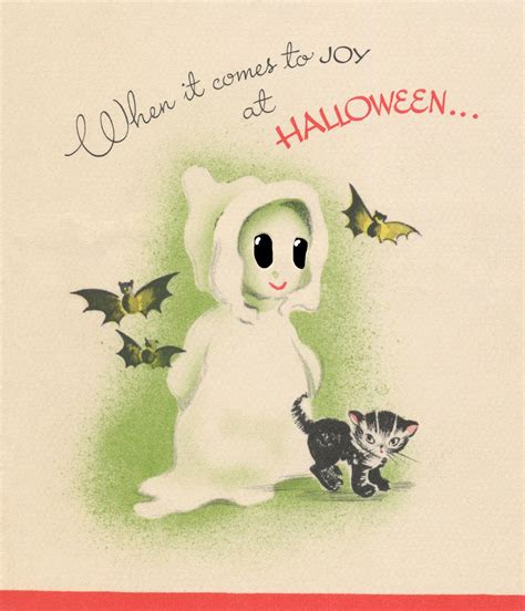 Spread the magic of this spooktacular day with our halloween ecards. PeggyLovesVintage Blog: Free Vintage Halloween Greeting Card Image