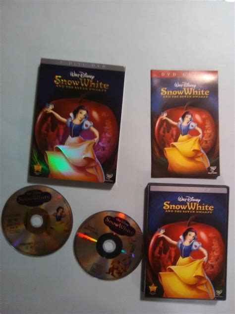 Snow White And The Seven Dwarfs Dvd 2009 2 Disc Set Deluxe Edition