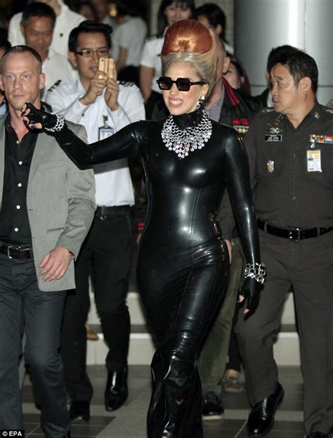 Lady Gaga Keeps Her Cool In Bangkok Despite Wearing A Rubber Suit In 33