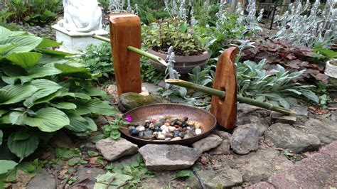 Woodworking Shishi Odoshi Japanese Bamboo Water Fountain How To