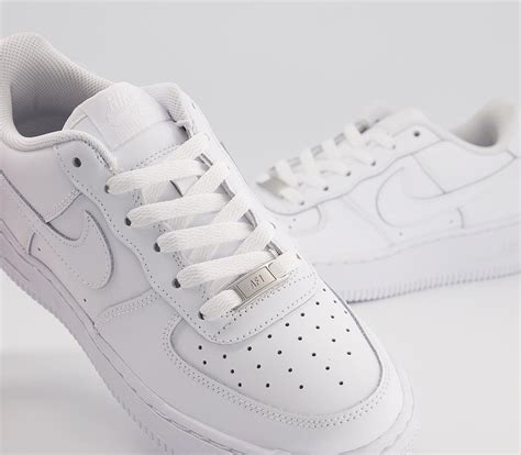Nike Air Force 1 Gs White Sneaker Kinder