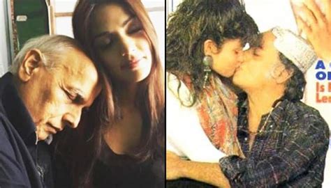 Pooja Bhatt And Mahesh Bhatt Kissing