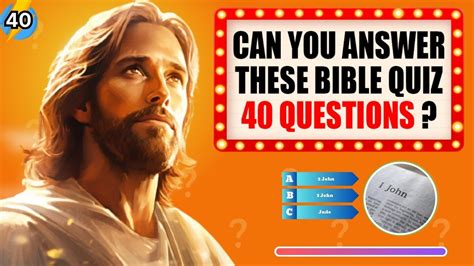 Can You Answer These Bible Trivia Quiz 40 Questions Books Of The Bible