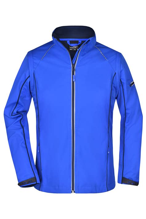 Ladies Ladies' Zip-Off Softshell Jacket Nautic-blue/navy-Daiber