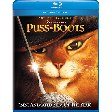 Puss In Boots Blu Ray Dvd
