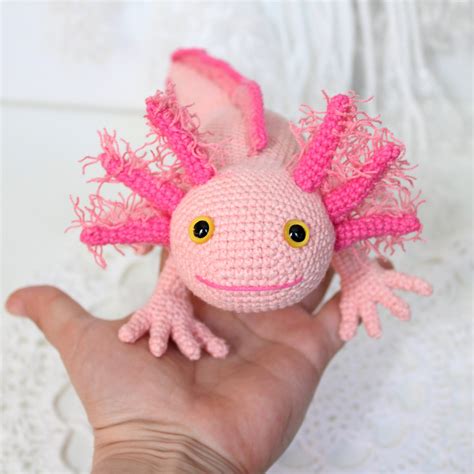 Axolotl Crochet Pattern Amigurumi Axolotl Toy Pattern Pdf In Etsy