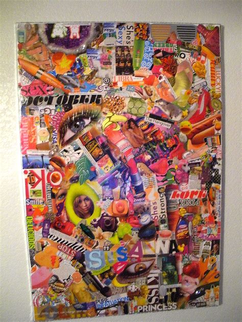 Magazine Collage Art Projects Jone Crandall