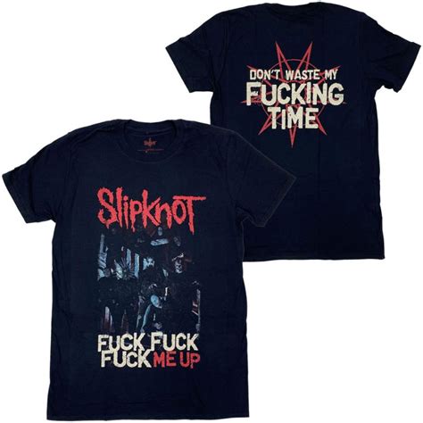 Slipknot・スリップノット・fuck Me Up・tシャツ・ バンドtシャツ Slipknot Fuckmeupdragtrain