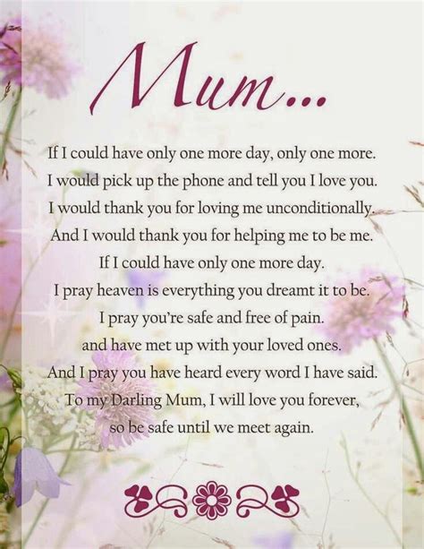 Pin By Maureen Young On Quotes Mom Poems Funeral Poems For Mom