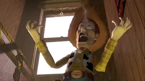 Toy Story Woody Screaming Loudly