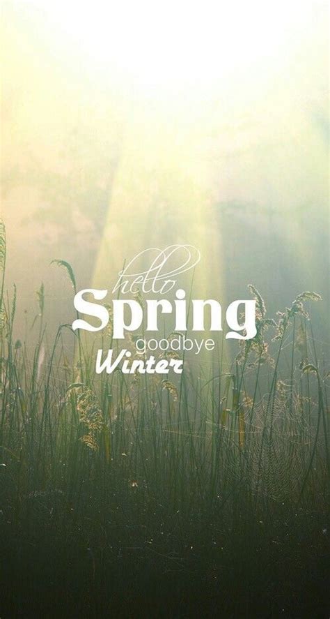 Hello Spring Goodbye Winter Pictures Photos And Images