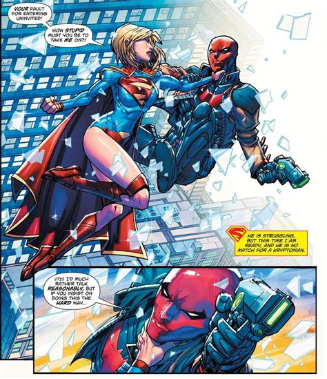 Red Hood And Supergirl Supergirl Comic Batman Comic Art Comics