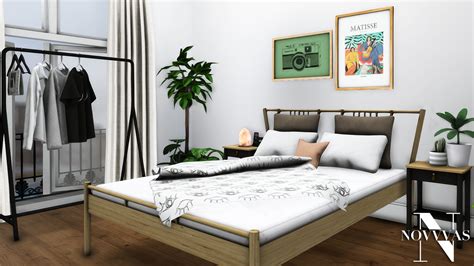 Novvvas Ikea Nordkisa Series Furniture Sims 4 Bedroom