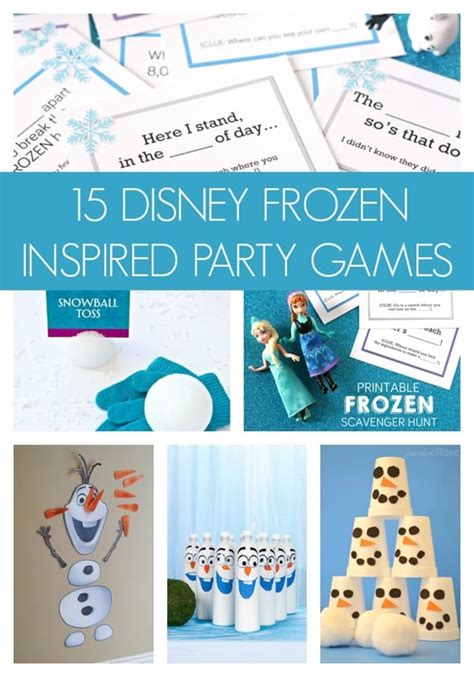 15 Disney Frozen Inspired Party Games Pretty My Party