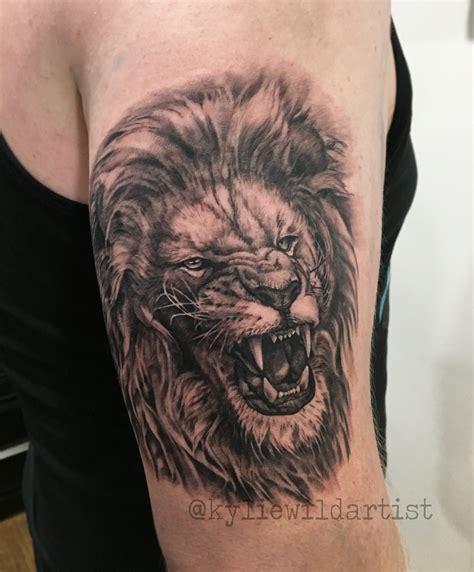 Roaring Lion Tattoo Designs