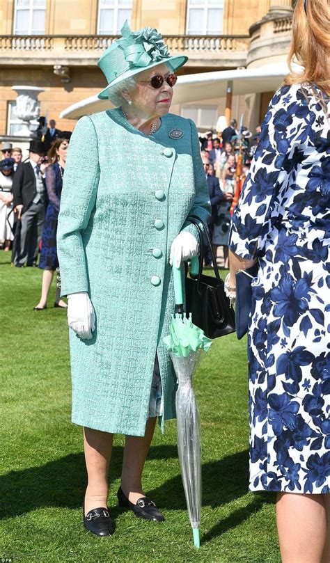 The Queen Welcomes Guests To Buckingham Palace Garden Party Her Majesty The Queen Queen