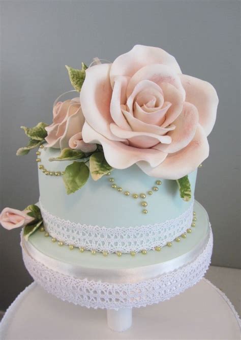 Xlarge Rose Cake — Round Wedding Cakes Birthday Cake For Women Simple Birthday Cake For Women
