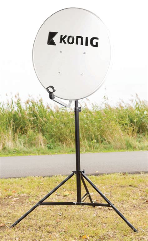 Sky Satellite Dish Tripod Stand Kit Portable Camping Caravan Lorry