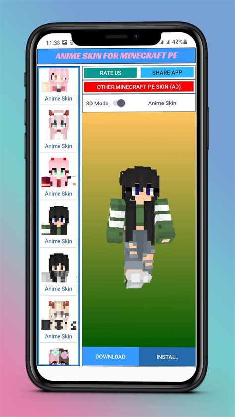 Anime Skin Minecraft Android安卓版应用apk下载