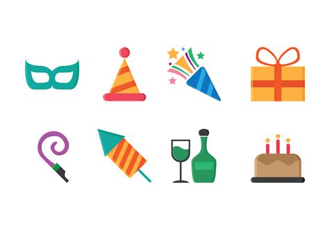 Free Party Icons 136443 Vector Art At Vecteezy