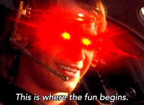 When You Finally Realize How To Add Glowing Eyes R PrequelMemes