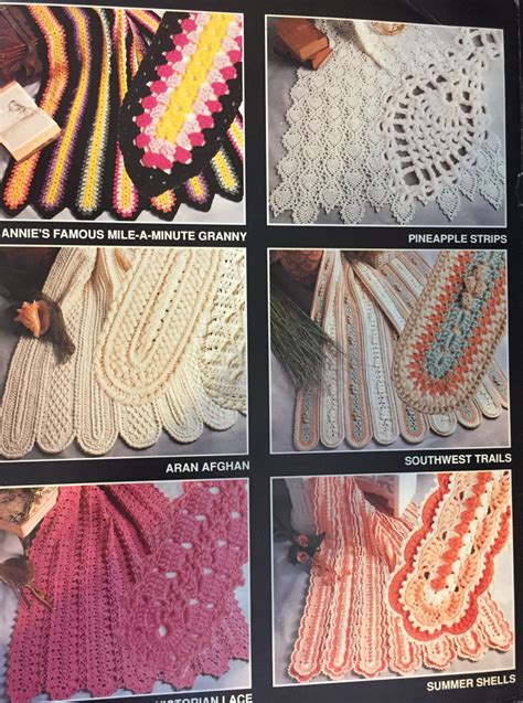 Annies Attic Mile A Minute Afghans Crochet Pattern Booklet 234k