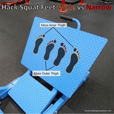 How To Do Hack Squats Foot Placement And Proper Form Nutritioneering