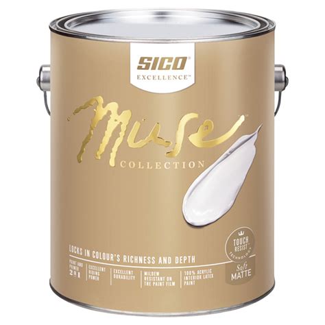 Sico Muse Interior Latex Paint And Primer Soft Matte Finish 378 L
