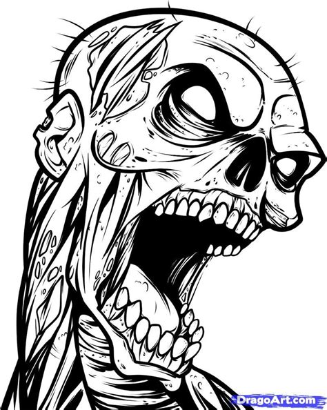 Https://techalive.net/draw/how To Draw A Scary Zombie