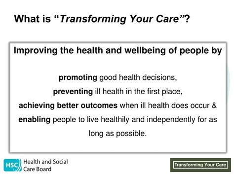 Ppt Transforming Your Care Powerpoint Presentation Free Download