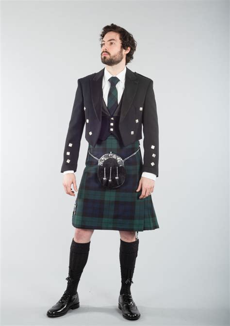Black Watch Prince Charlie Kilt Outfit Kilt Society