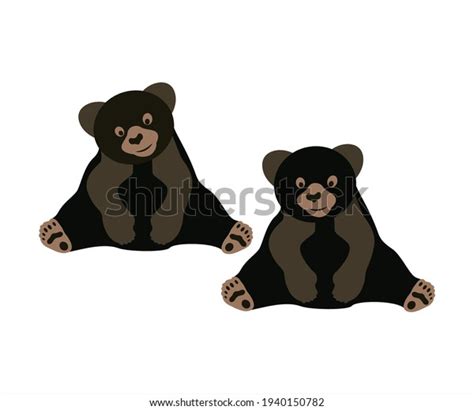 Baby Bear Printable Vector Illustration Cute Stock Vector Royalty Free