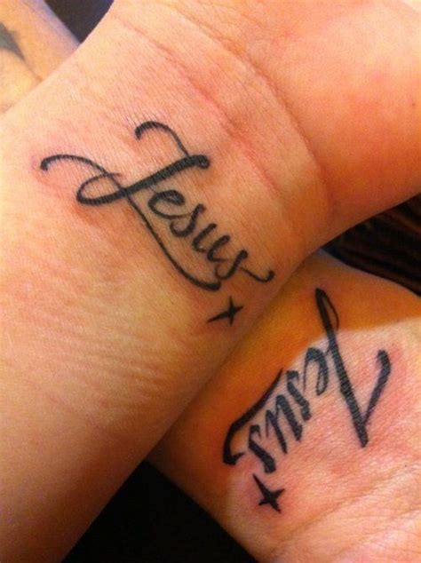 9 Best Jesus Tattoo Designs A Simple Jesus Word Tattoo Name Tattoo On