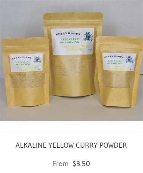 Alkaline Yellow Curry Powder Curry Powder Curry Seasonings