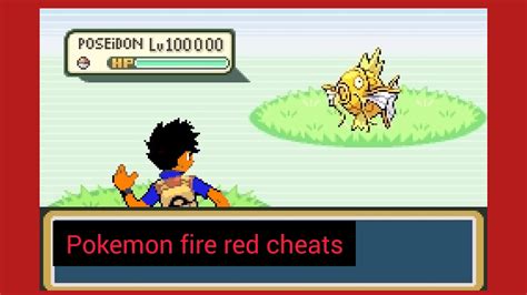 Pokemon Fire Red Cheats Como Achar Pkms Selvagem No Lv100 Youtube