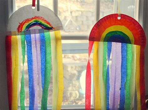 Creating Rainbow Art Craft Time Rainbow Art Rainbow Crafts
