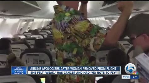 Airline Apologizes After Woman Removed From Flight Youtube