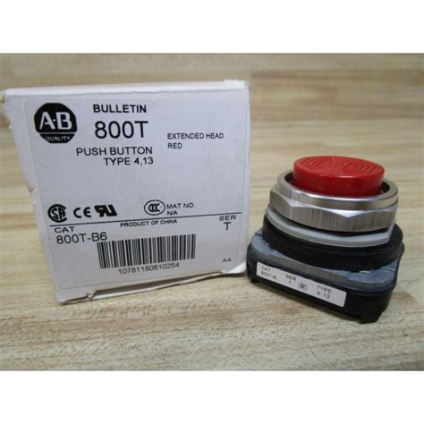 Allen Bradley 800t B6 Push Button 800tb6 Series T Mara Industrial
