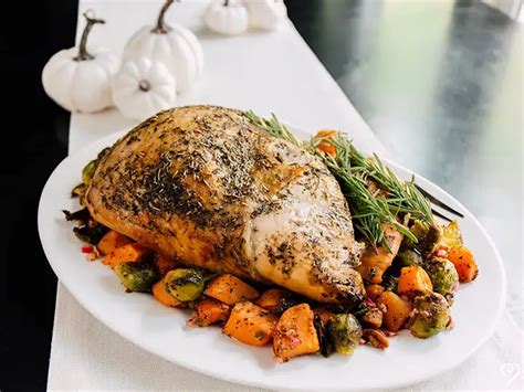 holiday roasted turkey with compound butter dream dinners