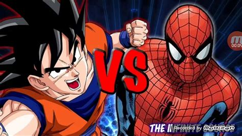 Goku Vs Spider Man De Oscar Youtube