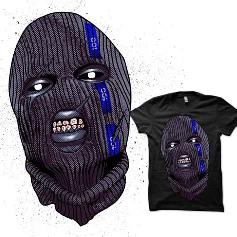 Get money ski mask is a long, braided knit beanie cap that is meant to be pulled over the face and includes three holes for visibility and breathability. Gangsta Ski Mask Vector - Ski Mask Png Download ...