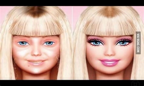 Barbie Without Makeup The Shocking Truth 9gag