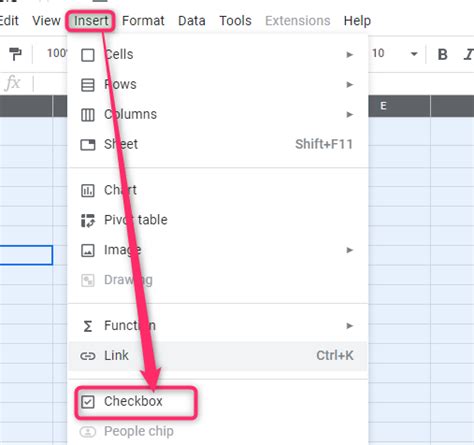 How To Insert Checkbox In Google Sheet And Excel Docs Tutorial