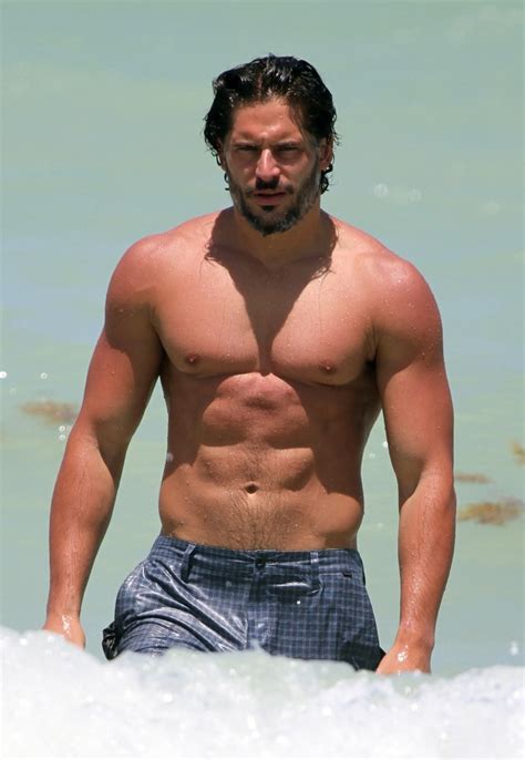 Shirtless Joe Manganiello Hits The Beach In Miami Oh Yes I Am