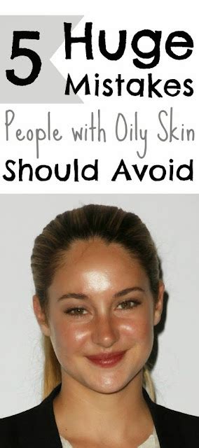 5 huge mistakes people with oily skin should avoid