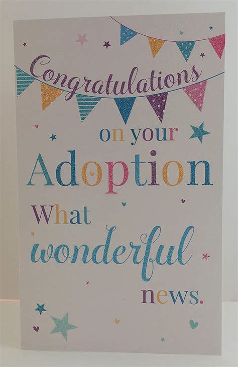 Congratulation On Your Adoption New Baby Card Bigamart