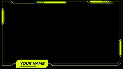 Green Twitch Overlay Banner Twitch Webcam Overlay Template And Ideas