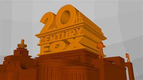 Th Century Fox Logo Remake D Model By Valentinothemodelguy Hot Sex