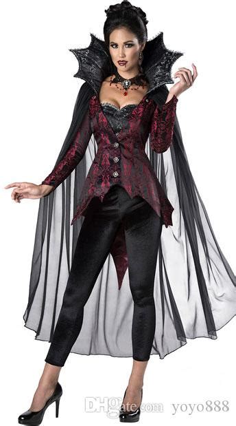 2020 Sexy Vampiress Ladies Halloween Fancy Dress Womens Adults Vampire Costume Outfit M Xl